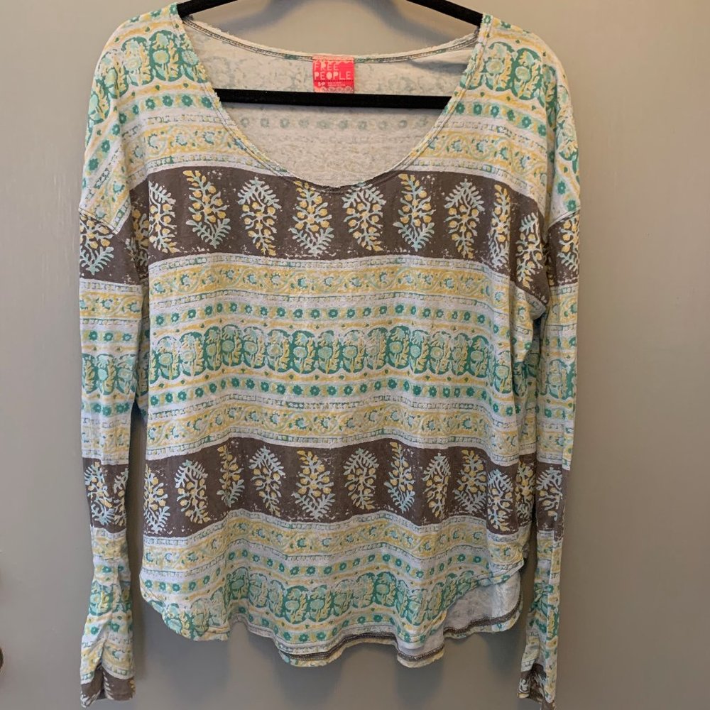 Free People Bohemian Tunic Tee